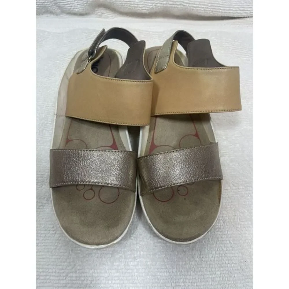 Bionica Yolanda Women’s Size 8.5 Leather Wedge Platform Slingback Comfort Sandal - Picture 4 of 16